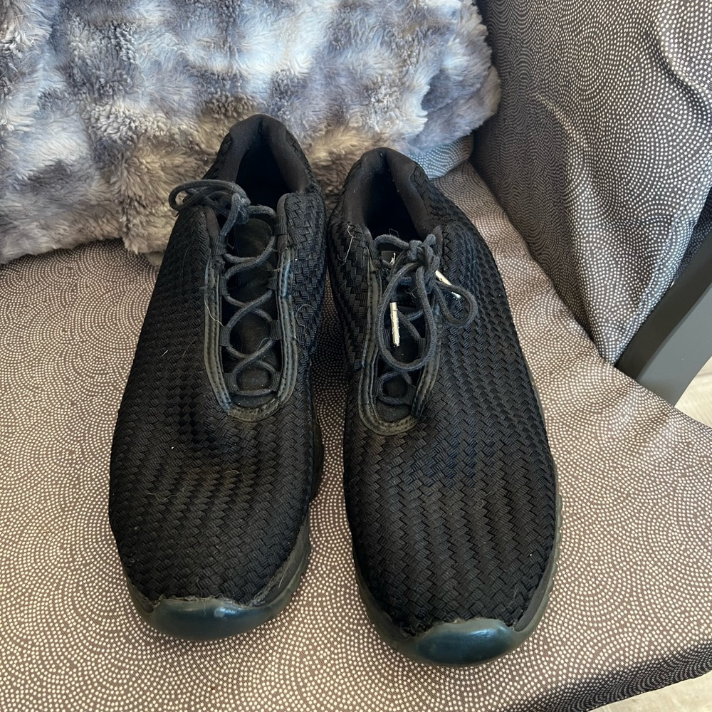 Black Men’s Jordan Air Future Gamma Foams Size 12 New